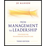 FROM MANAGEMENT TO LEADERSHIP