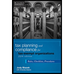 Tax Planning and Compliance for Tax Exempt Organizations Rules, Checklists, Procedures