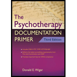 Psychotherapy Documentation Primer