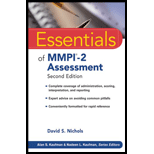 Essentials of MMPI 2 Assessment