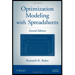 Optimization Modeling With Spreadsheets