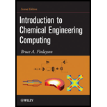 Introduction to Chemical Engineering Computing