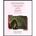 Discovering Calculus With Derive to Accompany Anton (Study Guide) -  Jerry Johnson and Benny Evans, Paperback