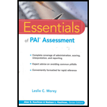 Essentials of PAI Assessment