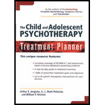 Child and Adolescent Psychotherapy Treatment Planner