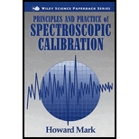 Principles and Prac. of Spectroscopic Calibration