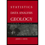 Statistics and Data Analysis in Geology