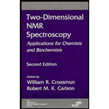 Two Dimensional NMR Spectroscopy