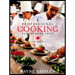 Professional Cooking for Canadian Chefs  With CD