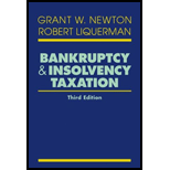 Bankruptcy and Insolvency Taxation