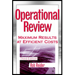 Operational Review  Maximum Results at Efficient Costs