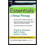 Essentials of Group Therapy