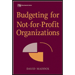 Budgeting for Not For Profit Organizations