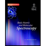 Basic Atomic and Molecular Spectroscopy