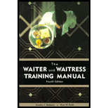 Waiter And Waitress Training Manual