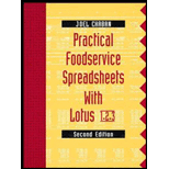 Practical Foodservice Spreadsheets with Lotus 1 2 3