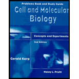 Cell and Molecular Biology (Problem Book and Study Guide) -  Gerald Karp and Nancy L. Pruitt, Paperback