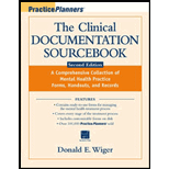 Clinical Documentation Sourcebook  A Comprehensive Collection of Mental Health Practice Forms, Handouts, and Records / With 3.5 Disk