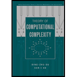 Theory of Computational Complexity