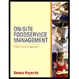 On Site Foodservice Management  A Best Practices Approach