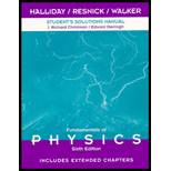 Fundamentals of Physics (Student Solution Manual) 6th edition ...