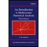 Introduction to Multivariate Statistical Analysis