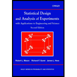 Statistical Design and Analysis of Experiments