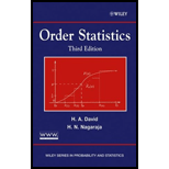 Order Statistics  Wiley Series in Probability and Statistics