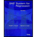 SAS System for Regression