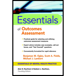 Essentials of Outcome Assessment