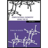 Computational Chemistry Using the PC   With 3.5 Disk