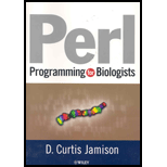 Perl Programming for Biologists