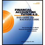 Financial Accounting Tutor 4.0 (Software)