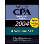 Wiley CPA Examination Review  04, 4 Volume Set