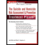 Suicide and Homicide Risk Assessment and Prevention Treatment Planner