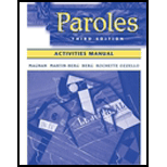 Paroles   Activity Manual