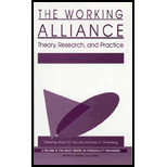 Working Alliance  Theory, Research and Practice