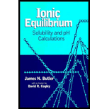 Ionic Equilibrium  Solubility and pH Concentration