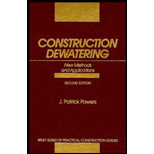 Construction Dewatering  New Methods and Applications