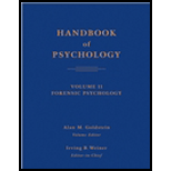 Handbook of Psychology Volume 11  Forensic