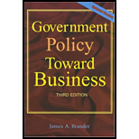 Government Policy Toward Business, Updated, Canadian Edition -  James A. Brander, Paperback