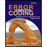 Error Correction Coding  Mathematical Methods and Algorithms