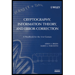 Cryptography, Information Theory and Error Correct.