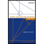 Matrix Analysis for Statistics