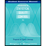 Introduction to Statistical Quality Control    Student Resource Manual