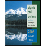 Signals and Systems 2005 Interactive Solutions Edition