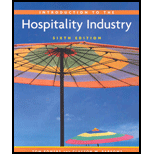 Introduction to the Hospitality Industry   With Workbook