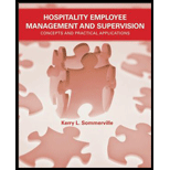 Hospitality Employee Management and Supervision  Concepts and Practical Applications,