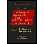 Handbook of Psychological Assessment