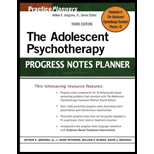 Adolescent Psychotherapy Progress Notes Planner